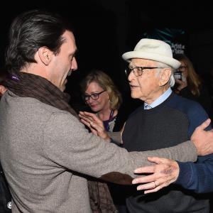 Norman Lear and Jon Hamm