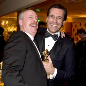 Jon Hamm and Matt Walsh at event of 73rd Golden Globe Awards 2016