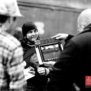 On set during Save BC Film PSA shoot NorthShoreStudios Vancouver BC Canada