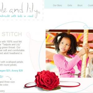 Tadpole & Lily website