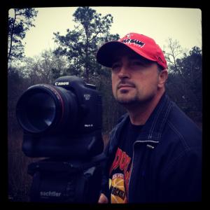 On the set of The Legend of DarkHorse County in New Caney, TX 2013