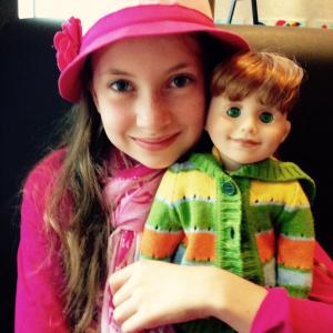 Malia Ashley Kerr on her way to tape Peanut Big Top for LaLaLoopsy