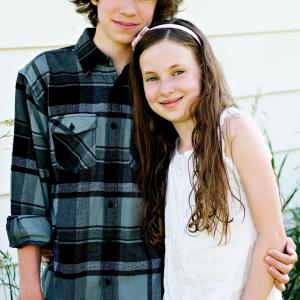 Malia with her actor/pianist brother Christian Laurian Kerr. Promo headshot
