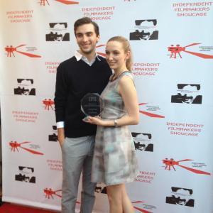 Ethan Dawes and Alexandra Ruddy at The IFS Film Festival