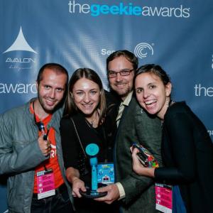 Alessandro Schiassi, Sonya Belousova, Tom Grey, Megan Burns - The 1st Annual Geekie Awards 2013 - Best Webseries: Cosplay Piano