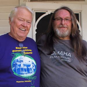 With my teacher and friend Lew Hunter during his 2011 Indian Summer Screenwriting Colony