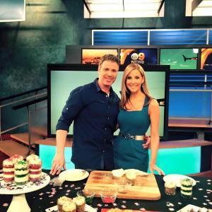 CBS KCAL 9 News Cooking with Anchor Lisa Sigell