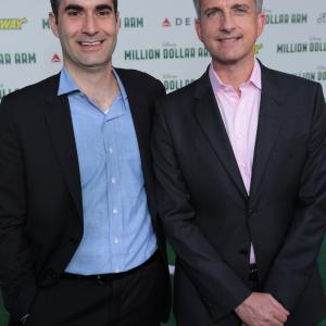 Bill Simmons and Connor Schell at event of Million Dollar Arm (2014)
