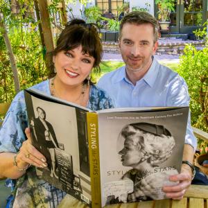 Tom McLaren and Angela Cartwright promoting their book Styling the Stars Lost Treasures from the Twentieth Century Fox Archive Insight Editions 2014