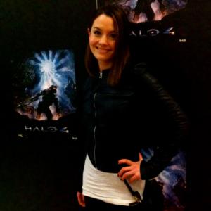 Kat de Lieva at the event of Halo 4 Forward Unto Dawn