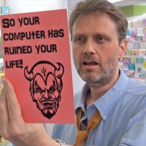 Kevin Meredith in the first wepisode of his webseries Shoot your Computer