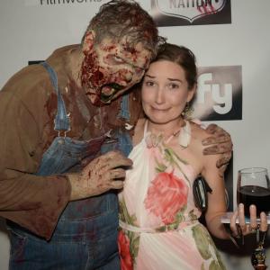 Dawn Hunter and Jeremy Lindholm at the Z Nation premiere