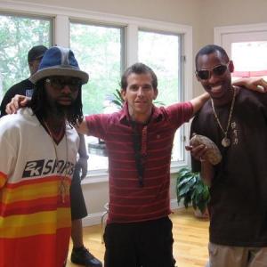 With friends Drock and Kane of the platinum selling group The Ying Yang Twins
