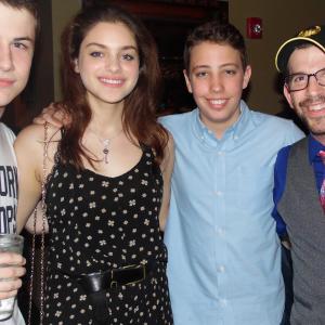 Goosebumps Wrap Party with actors Dylan Minnette, Odeya Rush, Ryan Lee , and Lucky Mangione