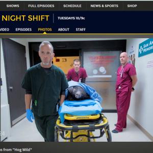 Robb Moon plays an ER Orderly on NBCs The Night Shift