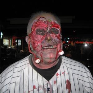 Dayplanner of the Dead Blind umpire Zombie Makeup by Becky Rhine