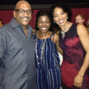 Tony Vaughn Kyanna Simone Lisa Arrindell Anderson at the premiere of A Christmas Blessing