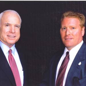 Senator John McCain and Francis Murphy