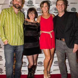 Speak No Evil premiere with Actress Gabrielle Stone Director Roze and Producer Candace Rose