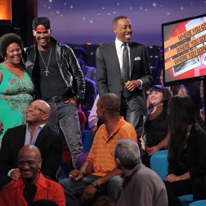 I am playing a game, Where You Goin', with Shemar Moore on the Arsenio Hall Show.