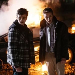 Alex Harrouch and Connor Jessup in What Doesnt Kill You