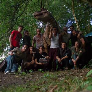 On Set  Extinction Cast and Crew