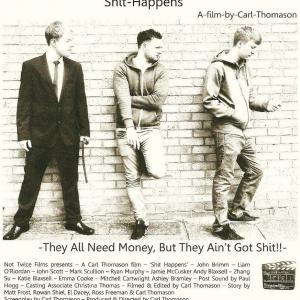 John Scott, John Brimm and Liam O'riordan in 'Shit Happens' directed by Carl Thomason (2012)