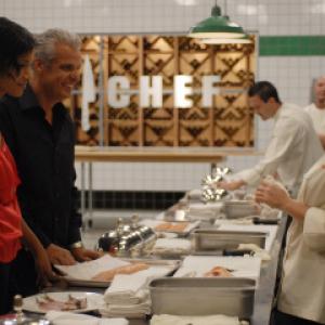 Still of Padma Lakshmi and Eric Ripert in Top Chef 2006
