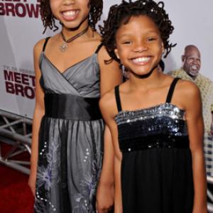Chloe Bailey and Halle Bailey at event of Meet the Browns 2008