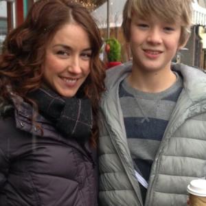 Cole with Erin Karpluk