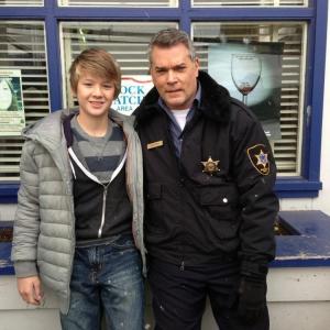 Cole with Ray Liotta