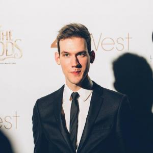 Andrew Nielson at Stephen Sondheim's 85th birthday celebration, where he performed alongside Rufus Wainwright, Billy Magnussen, Mackenzie Mauzy, Lilla Crawford, Titus Burgess, Chip Zien, and more.