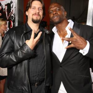David Ayer and Terry Crews at event of Street Kings 2008