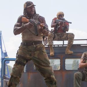 Still of Wesley Snipes, Terry Crews and Randy Couture in Nesunaikinami 3 (2014)