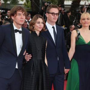Sofia Coppola, Liv Corfixen, Nicolas Winding Refn and Thomas Mars at event of Saint Laurent (2014)