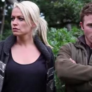 Still from Ryan and Lolas Adventure Board as Lola with Costar Ben Sutherland