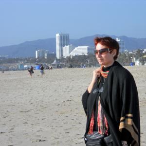 On Santa Monica Beach LA