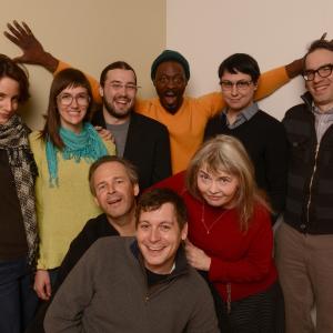 Jonny Mars, Wiley Wiggins, Chris Doubek, Anne Dodge, Tishuan Scott and Gordon Kindlmann at event of Computer Chess (2013)