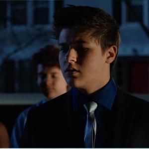Jacob M Williams acting in a prom scene from the film Break Away