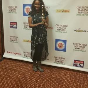 Best Actress in The Basement at CMM Film Festival in New Jersey
