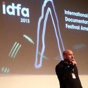 Presenting his film Mercedes Sosa The Voice of Latin America in IDFA International Documentary Festival of Amsterdam