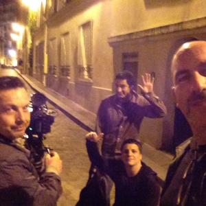 Shooting the film 16 RUE DESCARTES, in Paris July 2014. Release 2015.