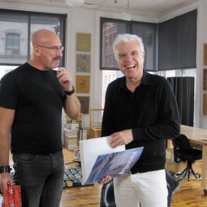 With Singer and Composer David Byrne in New York.