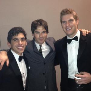 Danny Williams with Actor Ian Somerhalder and Bachelor Contestant Tribble Reese.