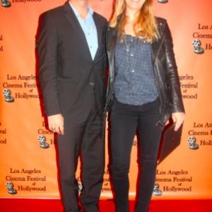 At the Los Angeles Cinema Festival of Hollywood with Ariel ShepherdOppenheim for Fuck You From LA
