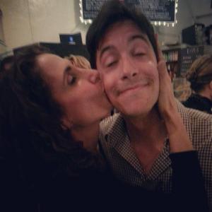 Melina Kanakaredes and Michael J. Knowles at the Hudson Theatre in 