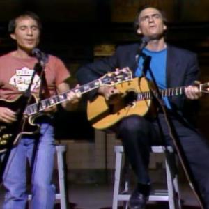 Still of Paul Simon and James Taylor in Saturday Night Live 1975