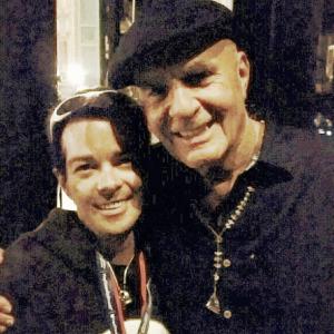 With DrWayneWDyer on the right I to the left In PasadenaCA