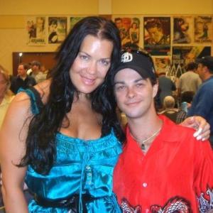 With Chyna (Joan Marie Laurer)