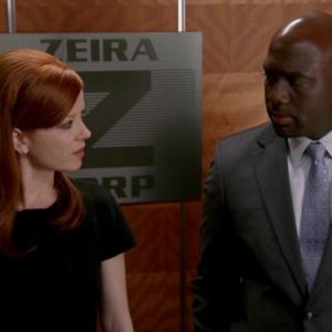 Still of Richard T Jones and Shirley Manson in Terminator The Sarah Connor Chronicles 2008